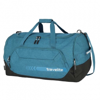 Duża torba podróżna do ręki XL z kieszenią na buty 120l Travelite  niebieska
