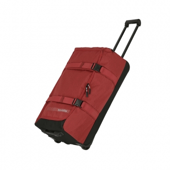 Średnia torba podróżna na kółkach kompresyjna miękka 60l Travelite czerwona