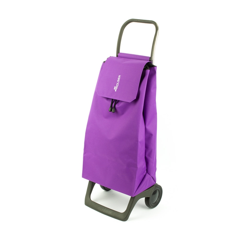Torba wózek na zakupy na kółkach lekki składany Rolser JET001 fioletowy