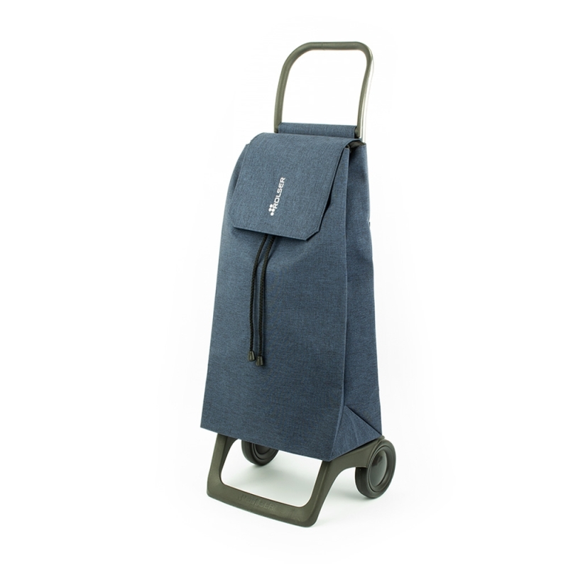 Torba wózek na zakupy na kółkach lekki Rolser Tweed JET038 granatowy