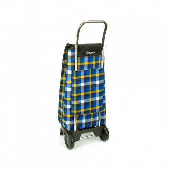 Torba wózek na zakupy na kółkach w kratę Rolser Scottish JET048