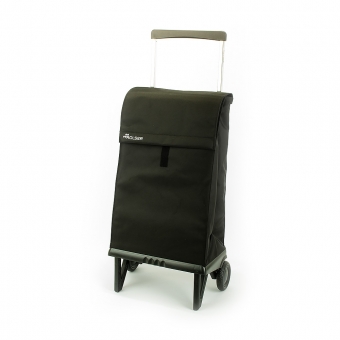 Mała torba wózek na zakupy na kółkach składana Rolser Plegamatic czarna