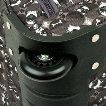 Mała torba podróżna na kółkach z nadrukiem miękka - Airtex 899/55