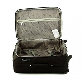 Mała walizka z materiału kabinowa na dwóch kółkach 40l W866