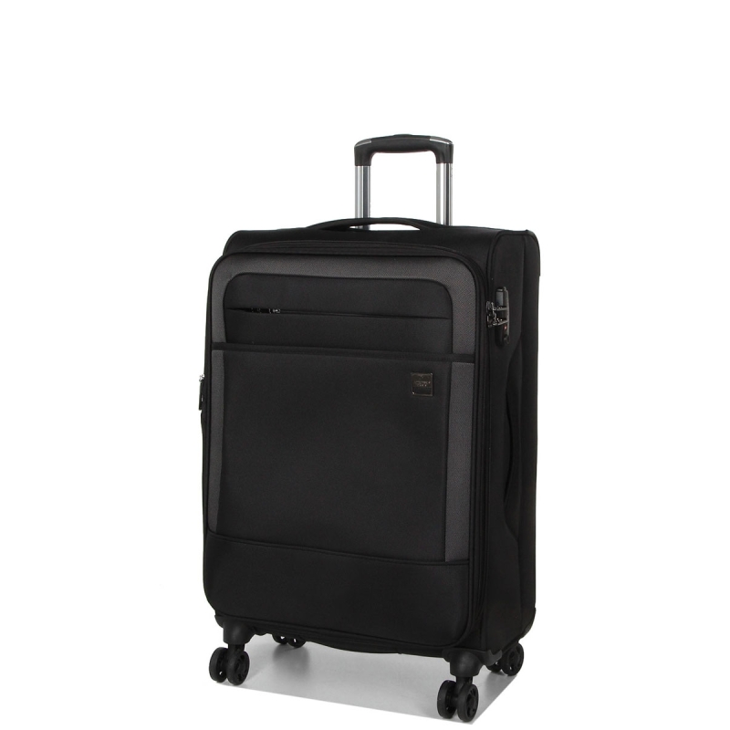 Walizka podróżna na kółkach średnia materiałowa 70l TSA Airtex 832