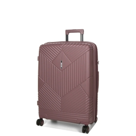 Walizka podróżna średnia na 4 kółkach, polipropylen TSA 80l Airtex 639