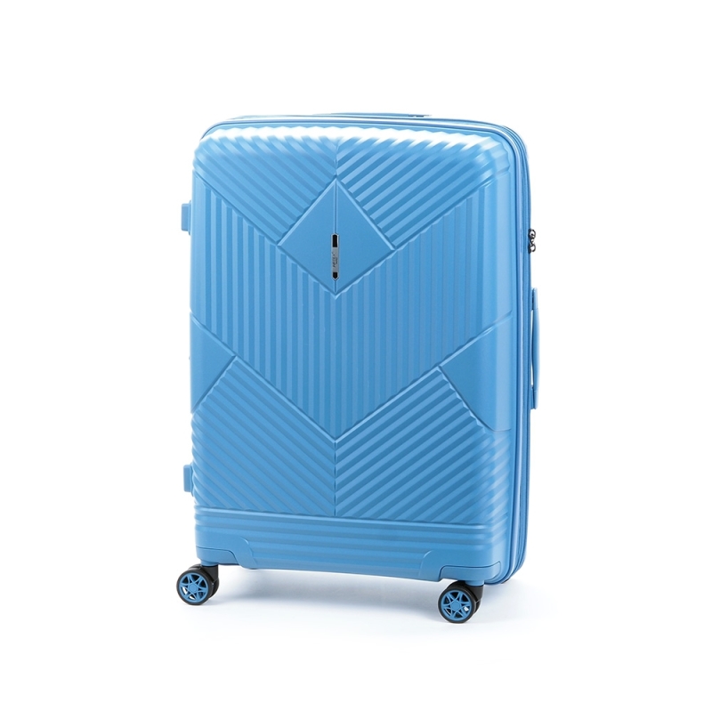 Walizka podróżna średnia na 4 kółkach, polipropylen TSA 80l Airtex 639