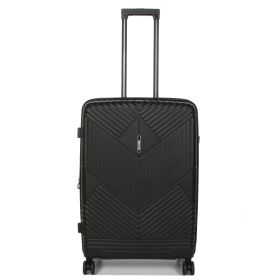 Walizka podróżna średnia na 4 kółkach, polipropylen TSA 80l Airtex 639