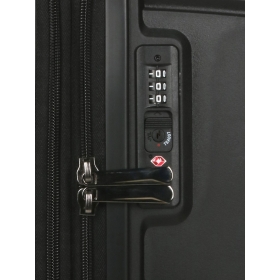 Walizka podróżna średnia na 4 kółkach, polipropylen TSA 80l Airtex 639