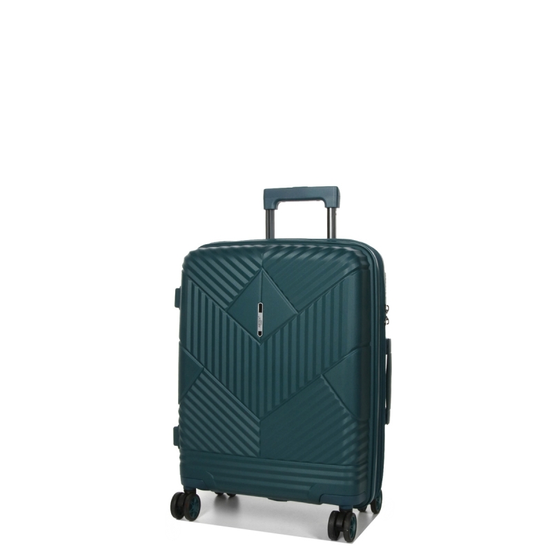 Walizka podróżna mała do samolotu 55x40x20 polipropylen Airtex 639