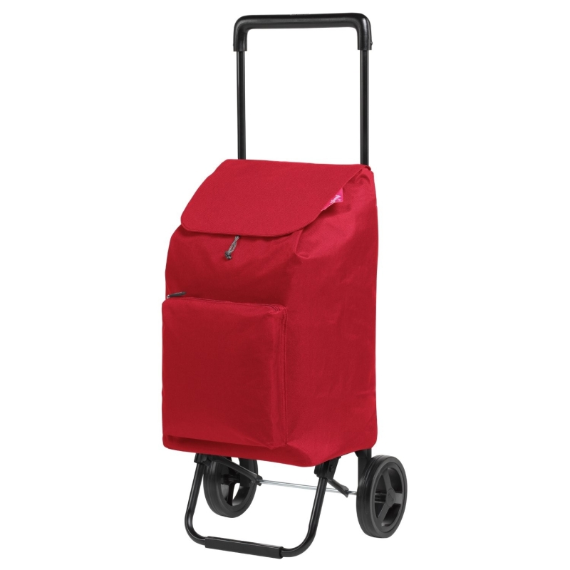 Wózek na zakupy na kółkach lekki torba 40l Gimi Argo  czerwony