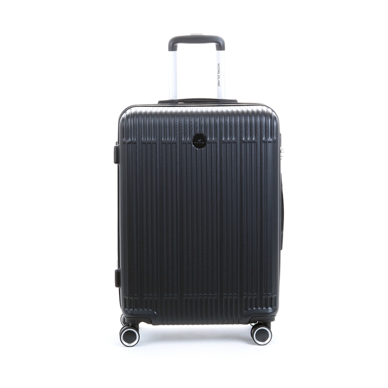 Walizka podróżna średnia na 4 kółkach twarda ABS 60 l Worldline 630