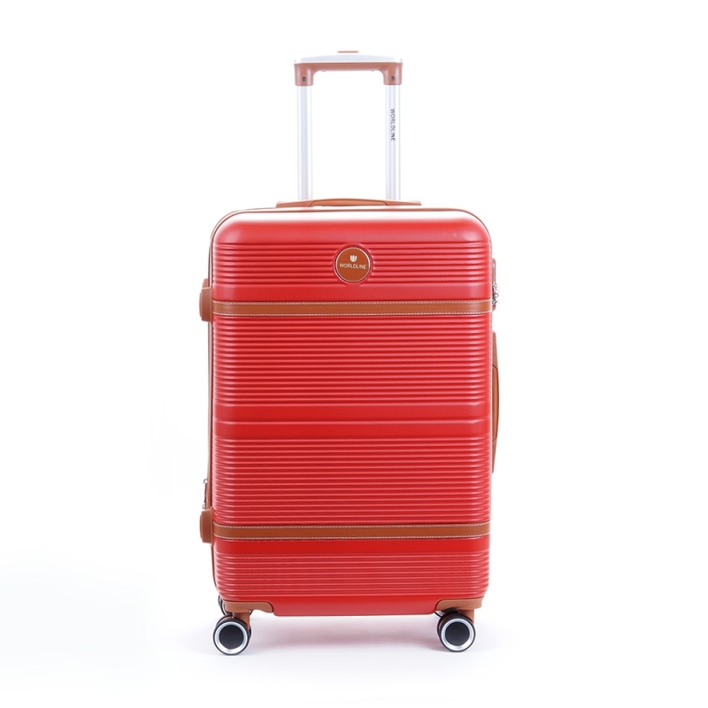 Walizka podróżna na kółkach duża, twarda ABS 120l TSA Worldline 629