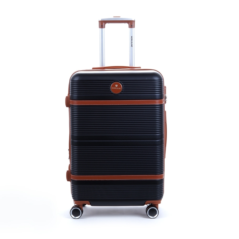 Walizka podróżna na kółkach duża, twarda ABS 120l TSA Worldline 629