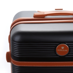 Walizka podróżna na kółkach duża, twarda ABS 120l TSA Worldline 629