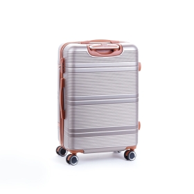 Walizka podróżna na kółkach średnia, twarda ABS 80l TSA Worldline 629