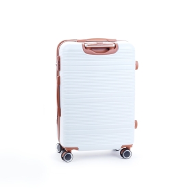 Walizka podróżna na kółkach średnia, twarda ABS 80l TSA Worldline 629